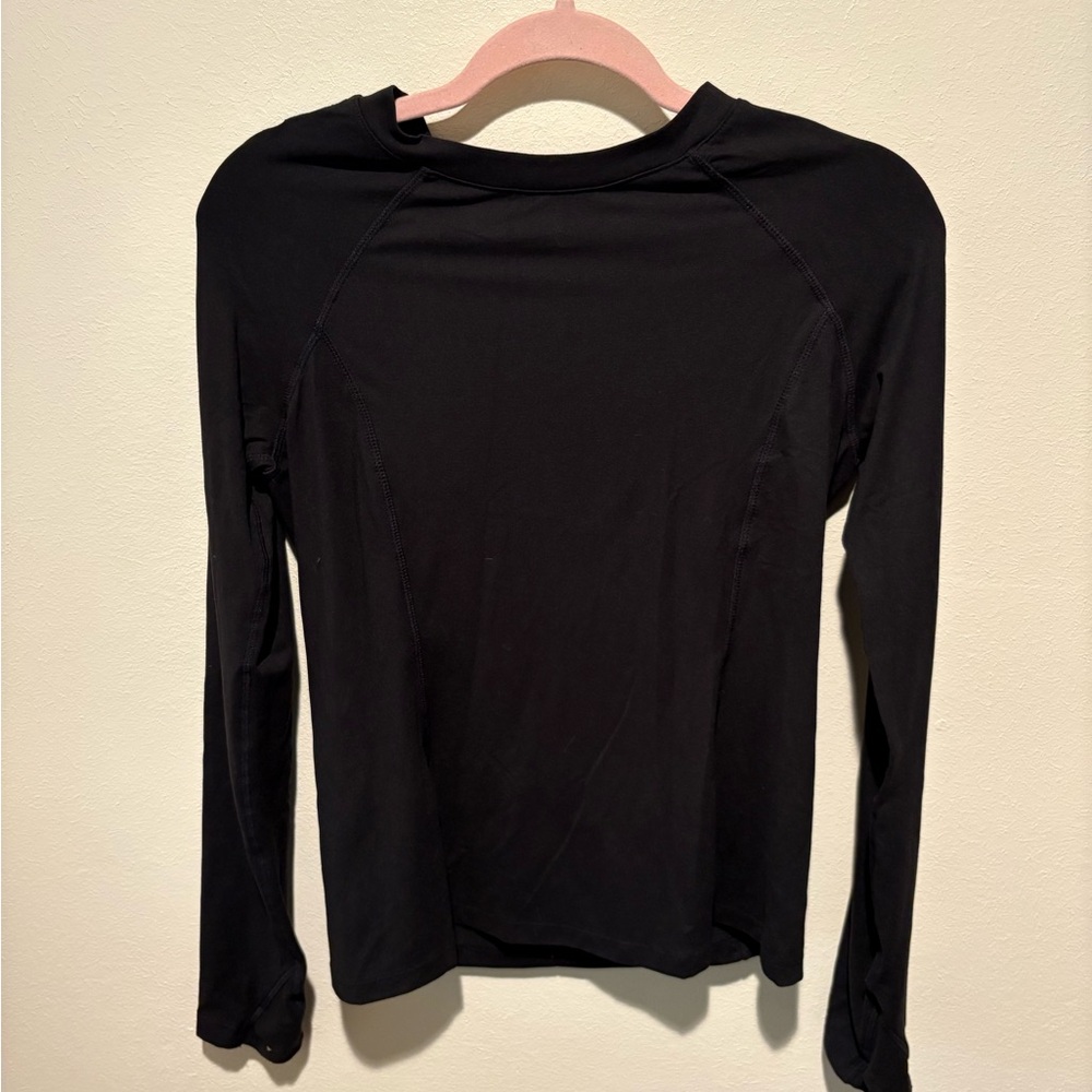 Rae mode - Black Long Sleeve Athletic Top